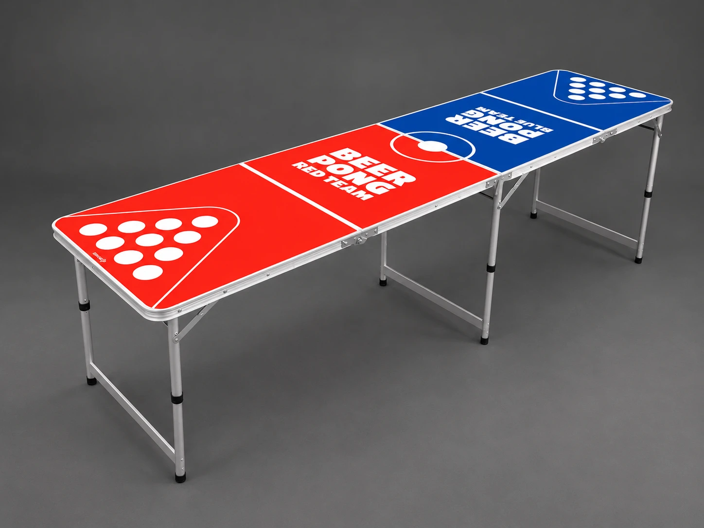 Beer Pong Bord til leie i Bodø – blå og rød bane