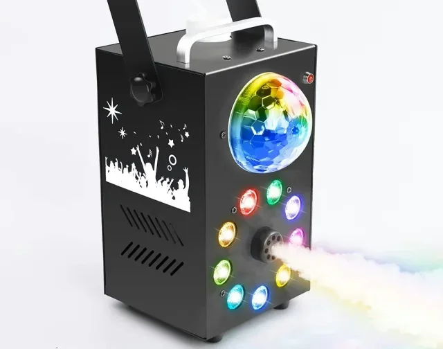 Røykmaskin til leie i Bodø – 700W med Magic Ball