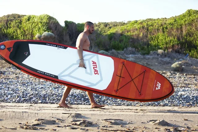 SUP-brett til leie i Bodø – rødt premium